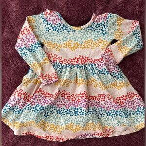 Hanna Andersson Rainbow Flower Dress